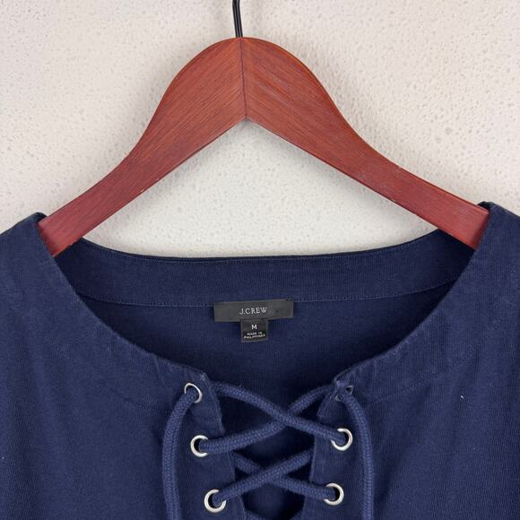 J. Crew Balloon Sleeve Lace Up Dress - Picture 3 of 5